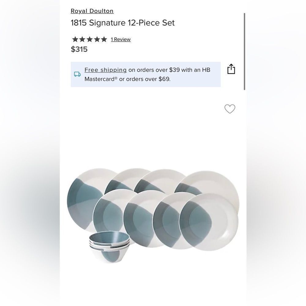 Royal Doulton
1815 Signature 11-Piece Set